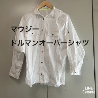 マウジー(moussy)のマウジー　ドルマンダメージオーバーシャツ(シャツ/ブラウス(長袖/七分))