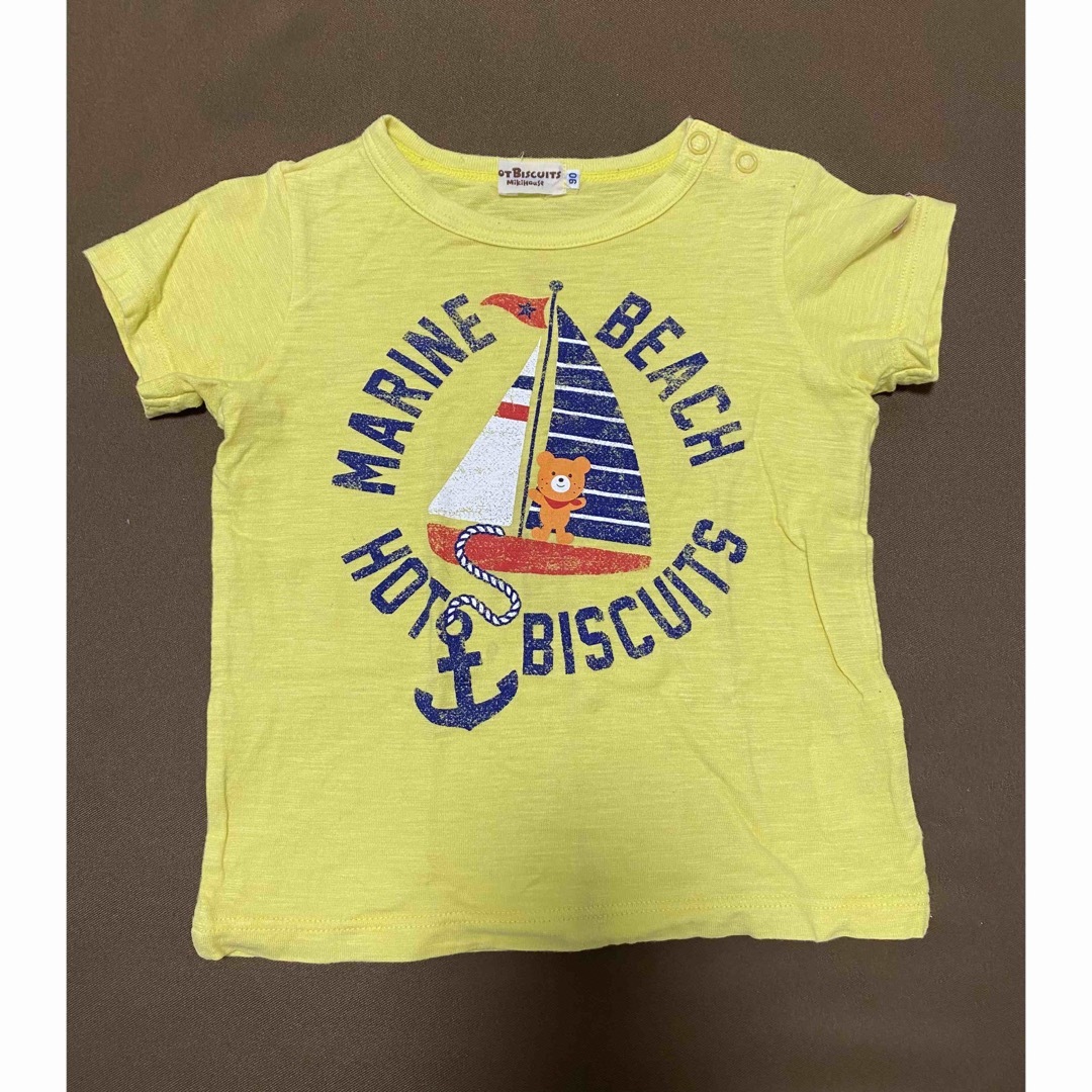 HOT BISCUITS(ホットビスケッツ)のミキハウス　ホットビスケッツ　半袖Tシャツ90 キッズ/ベビー/マタニティのキッズ服男の子用(90cm~)(Tシャツ/カットソー)の商品写真