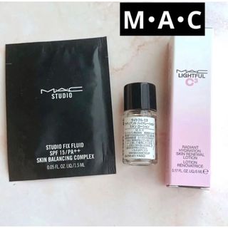 マック(MAC)のMAC  マック  ローション＆ファンデーション  2点(サンプル/トライアルキット)