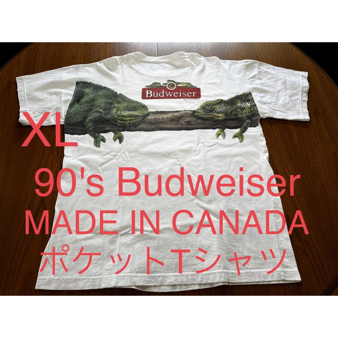 90年代 Budweiser Tシャツ Marlboro Snake Apple-