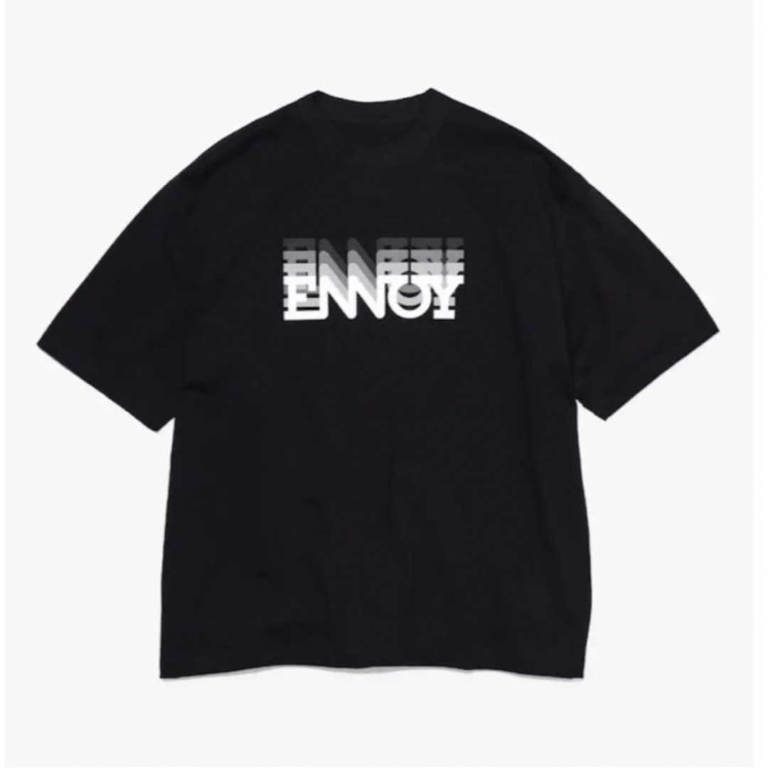 ENNOY ELECTRIC LOGO GRADATION (BLACK)　 LTシャツ/カットソー(半袖/袖なし)