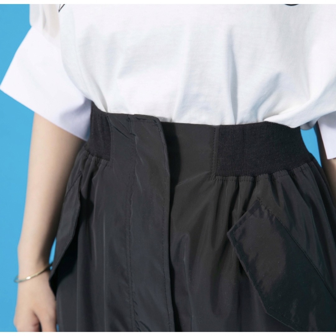 新品未使用☆Eimee Law ドロストバルーンスカート　ブラック レディースのスカート(ロングスカート)の商品写真