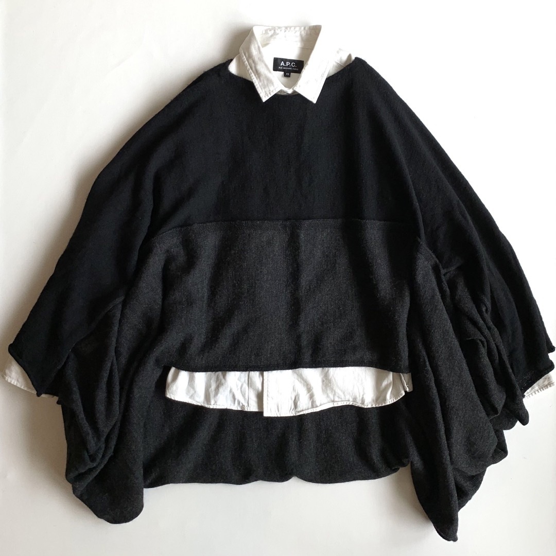 美品》JUNYA WATANABE 変形デザイン ニット ブラック S | palmafinca.com