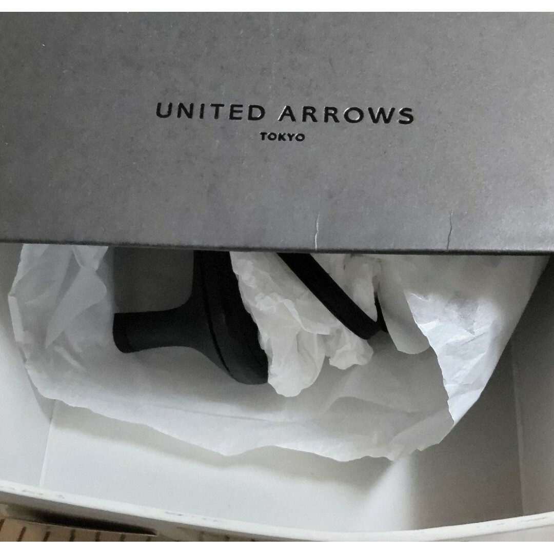 UNITED ARROWS(ユナイテッドアローズ)の新品　UNITED ARROWS　ユナイテッドアローズ　ストラップ サンダル　黒 レディースの靴/シューズ(サンダル)の商品写真