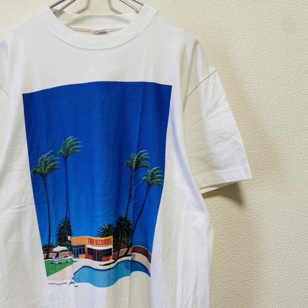 二階堂メンズHIROSHI NAGAI × TOWER RECORDS TシャツM 永井博