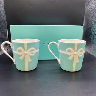 ティファニー(Tiffany & Co.)のティファニー ペアマグカップ ブルーリボン　no.59(グラス/カップ)