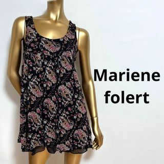 【2837】Mariene folert ノースリーブ ペイズリー柄 シャツ(シャツ/ブラウス(半袖/袖なし))