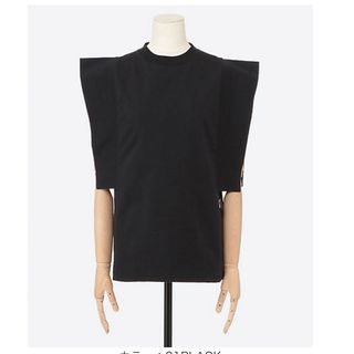 ハイク(HYKE)のHYKE Cordura Sleeveless Tee ブラック　黒(Tシャツ(半袖/袖なし))