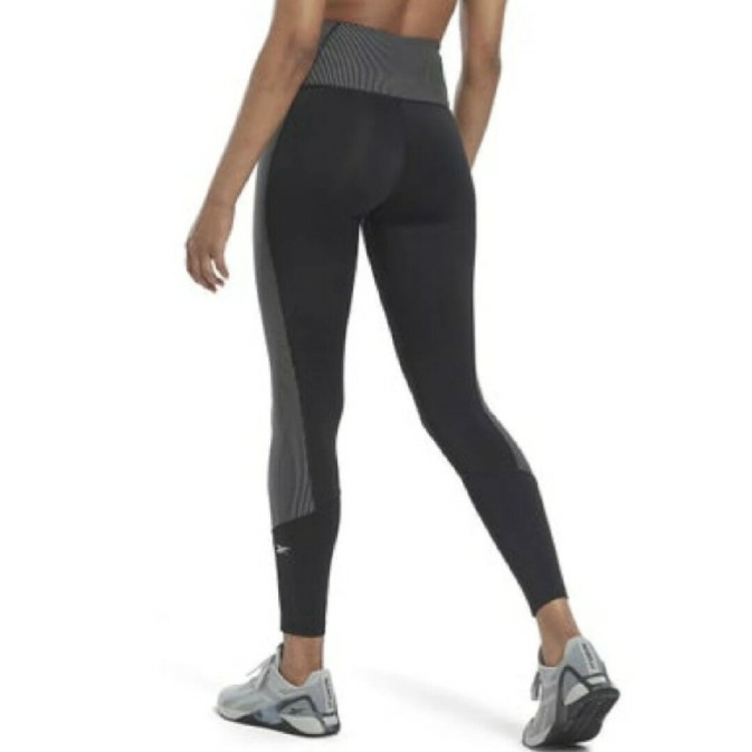 Reebok(リーボック)のリブ ハイライズ レギンス / Rib High-Rise Leggings スポーツ/アウトドアのランニング(ウェア)の商品写真