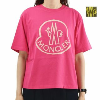 モンクレール(MONCLER)の【PINK】モンクレール Tシャツ レディース (Tシャツ(半袖/袖なし))