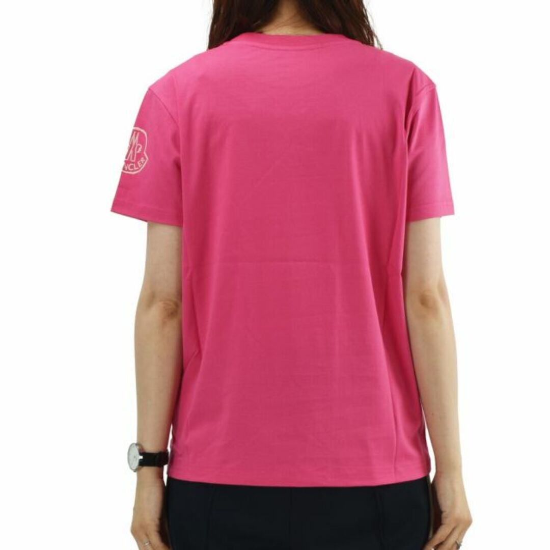 MONCLER(モンクレール)の【PINK】モンクレール Tシャツ レディース レディースのトップス(Tシャツ(半袖/袖なし))の商品写真