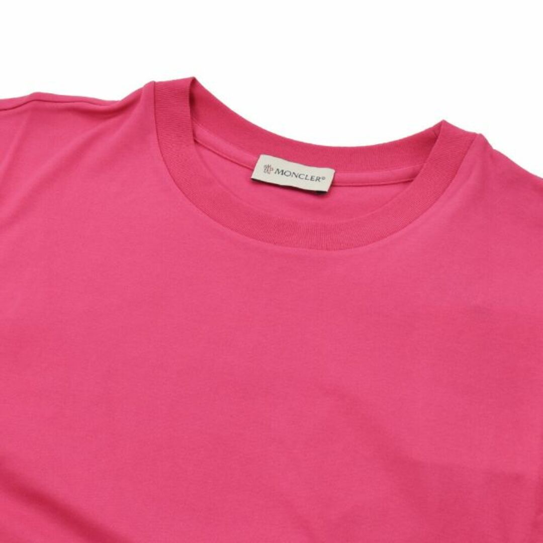 MONCLER(モンクレール)の【PINK】モンクレール Tシャツ レディース レディースのトップス(Tシャツ(半袖/袖なし))の商品写真