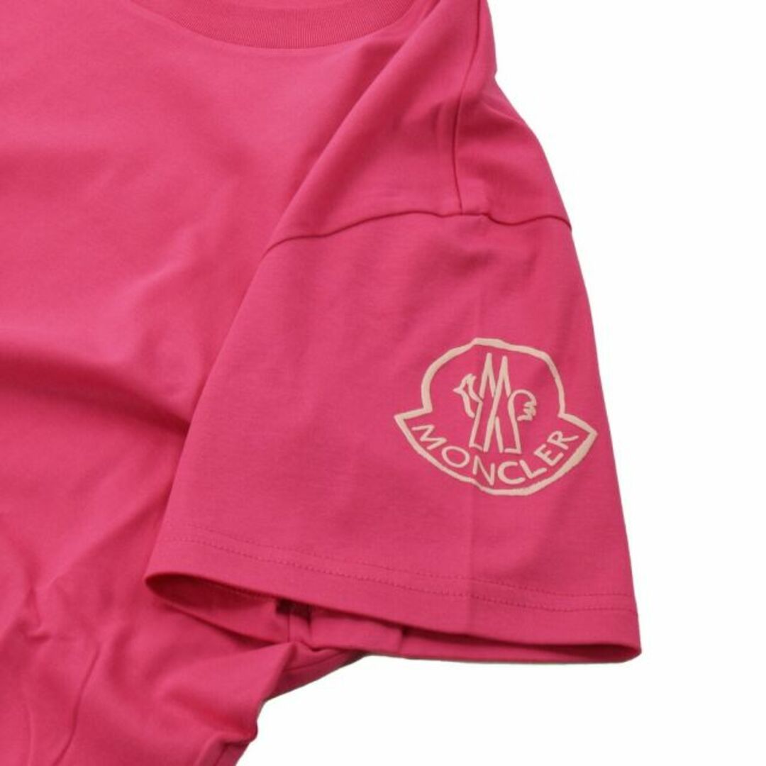 MONCLER(モンクレール)の【PINK】モンクレール Tシャツ レディース レディースのトップス(Tシャツ(半袖/袖なし))の商品写真