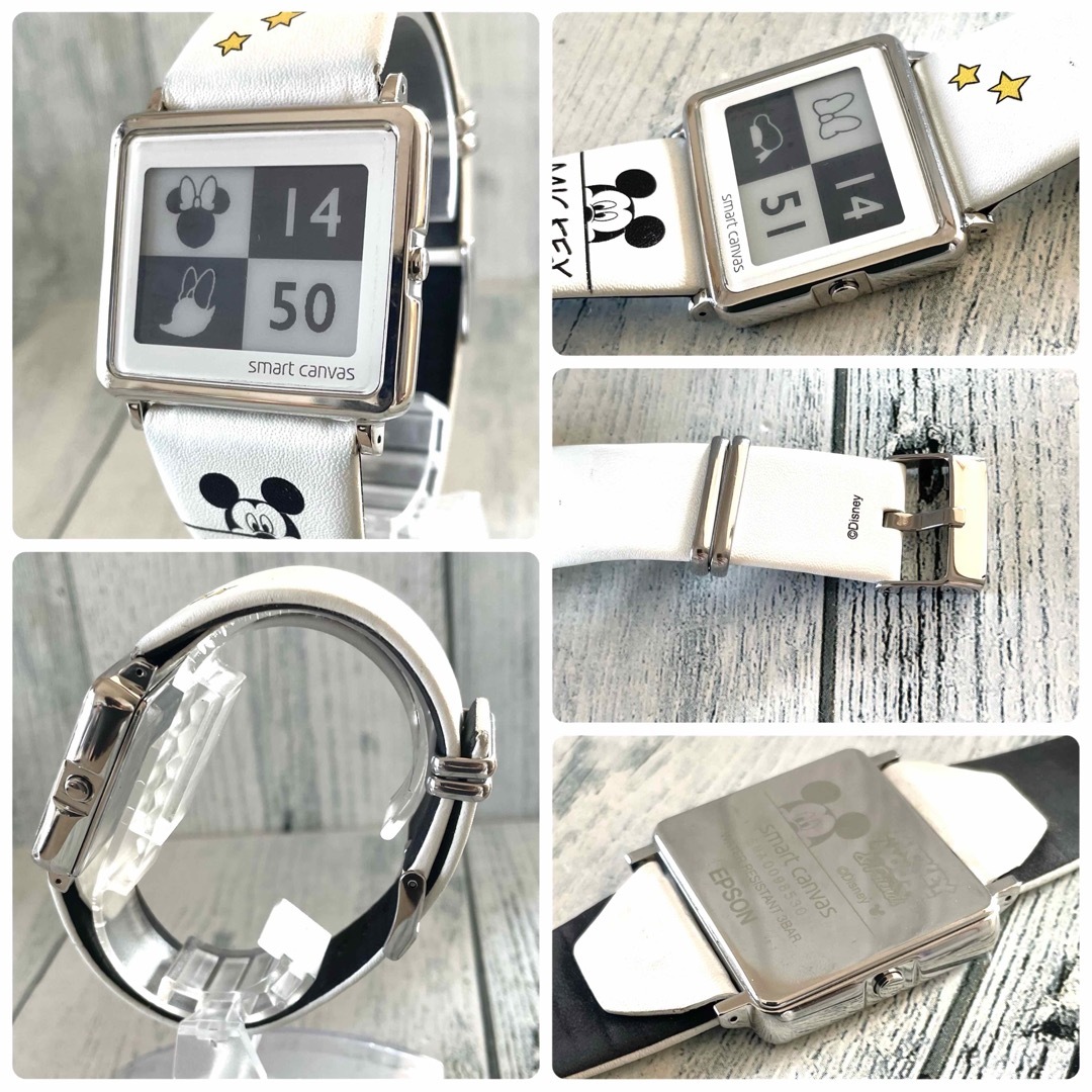 EPSON - 【電池交換済】Smart Canvas 腕時計 ディズニー ミッキー の 