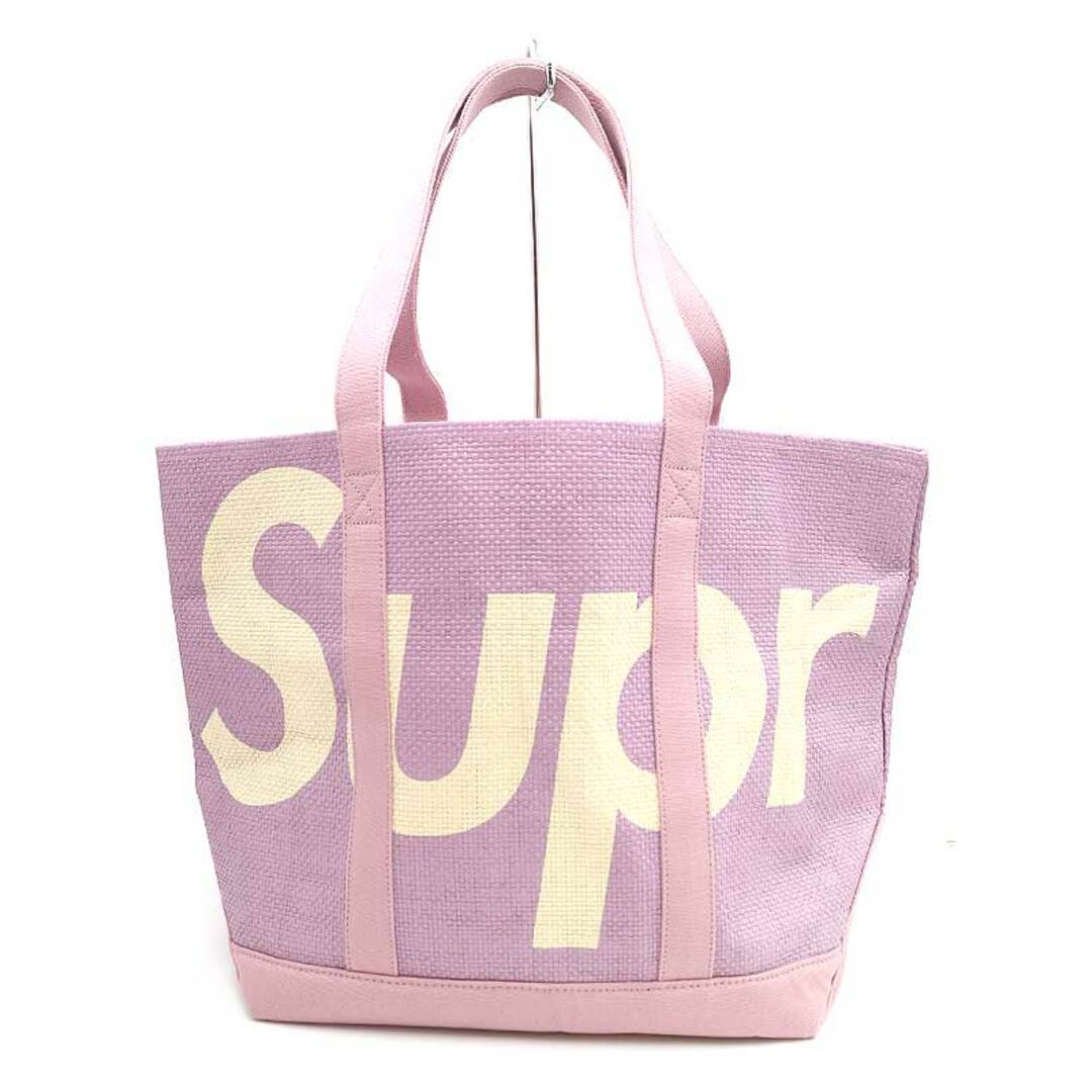 Supreme 20SS Raffia Tote トートバッグ パープル