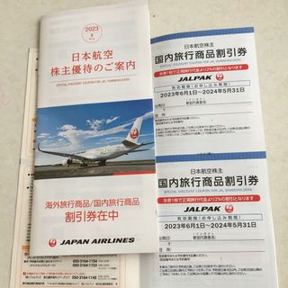 ジャル(ニホンコウクウ)(JAL(日本航空))のJAL海外、国内旅行割引き券　２枚(その他)