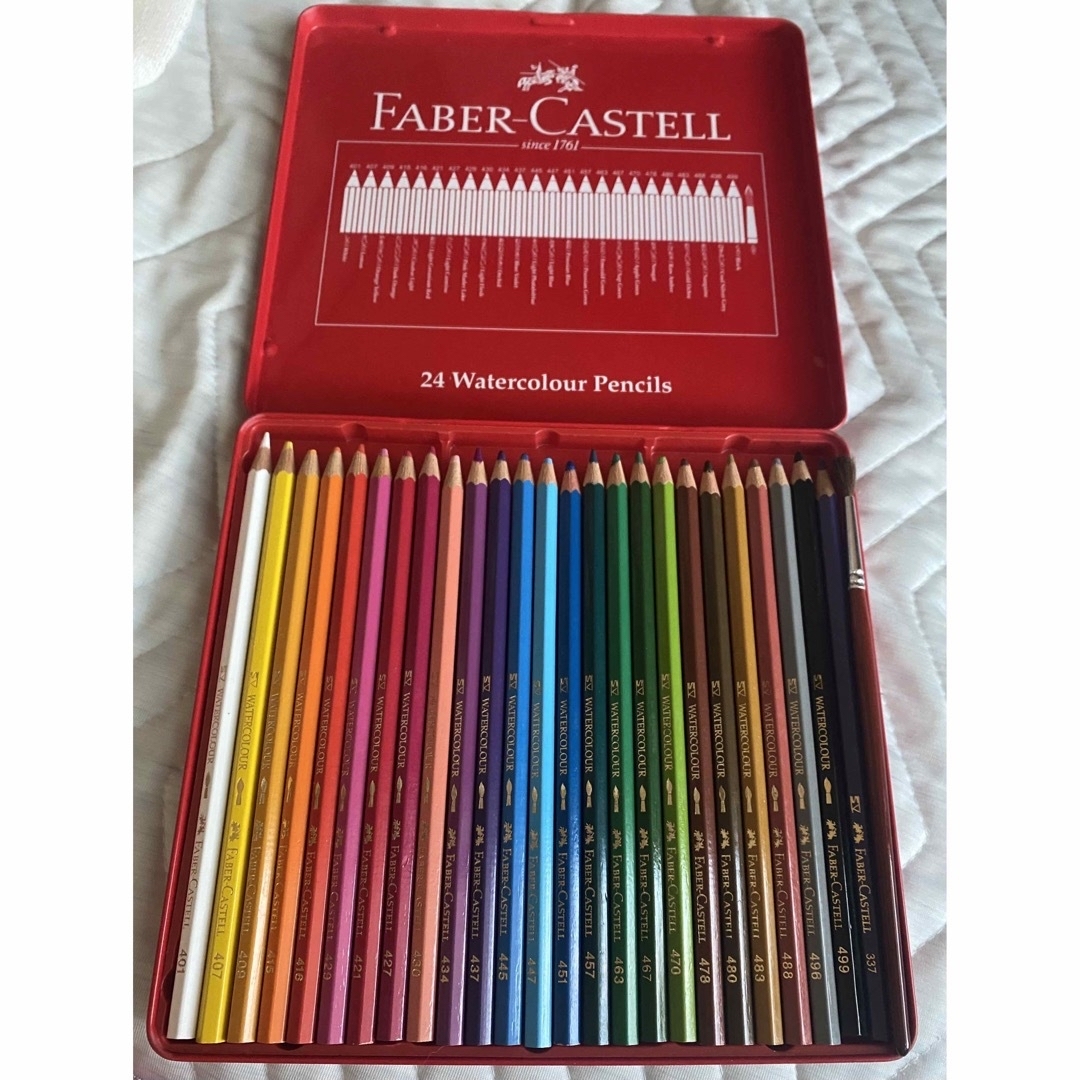 🖼️水彩色鉛筆 24 FABER CASTELL ファーバーカステル ※訳ありの通販