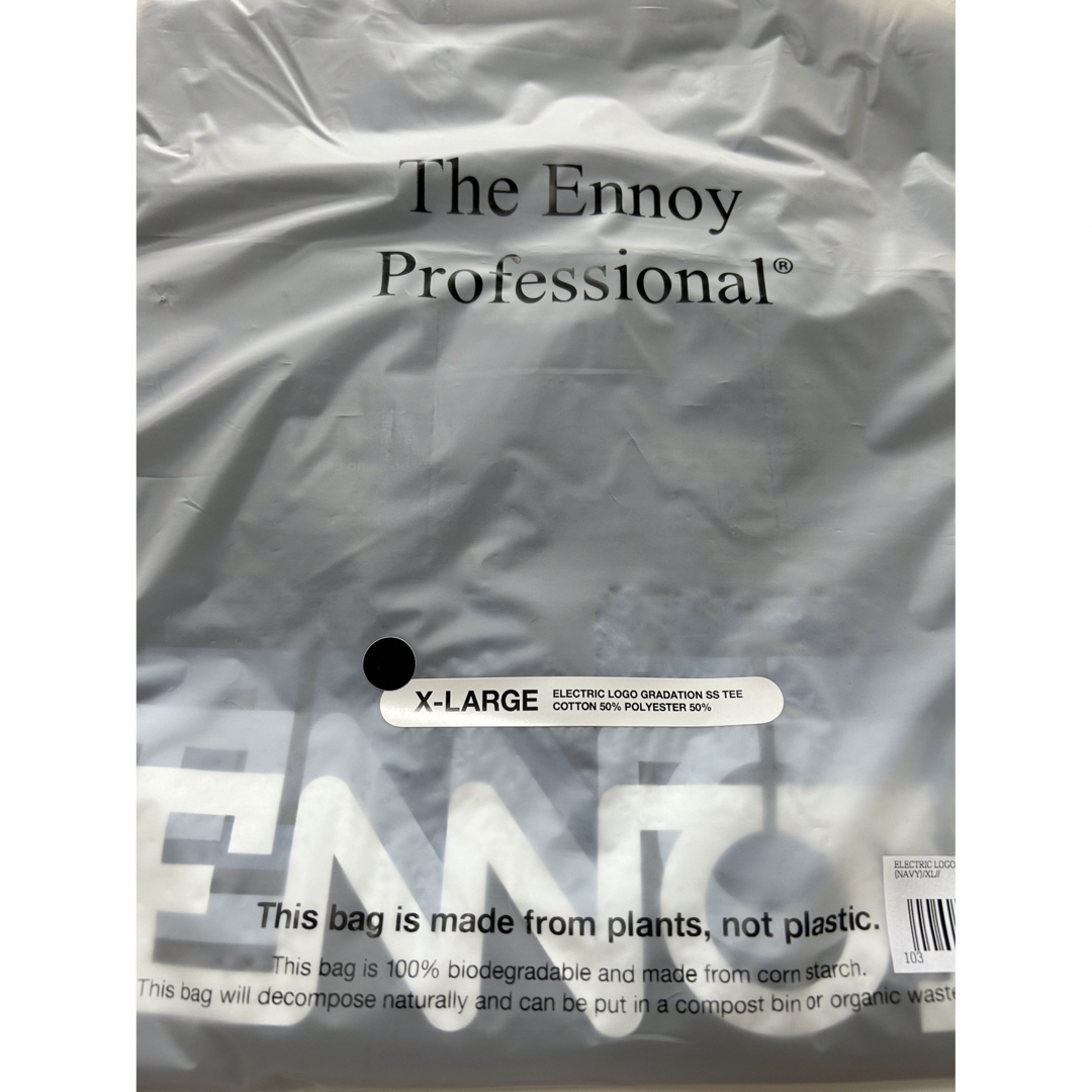 新品未使用】ennoy Tシャツ ネイビー XLの通販 by g｜ラクマ