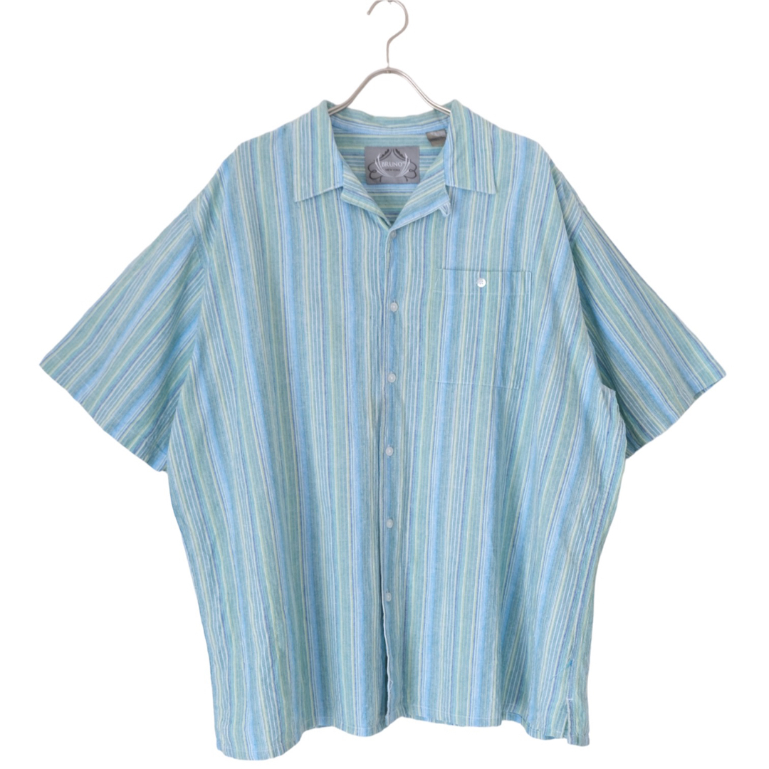 BRUNO(ブルーノ)のBRUNO NEW YORK Linen Open Collar Shirt メンズのトップス(シャツ)の商品写真