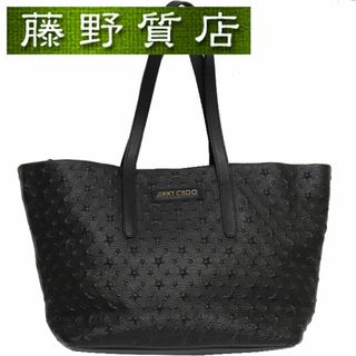 ジミーチュウ(JIMMY CHOO)の ジミーチュウ JIMMY CHOO ピムリコ トート バッグ レザー ブラック ゴールド金具 ショルダー スタッズ 8112(トートバッグ)