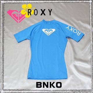 ロキシー(Roxy)の新品　ロキシー　半袖ラッシュガード  WH BL USサイズ　XS(サーフィン)