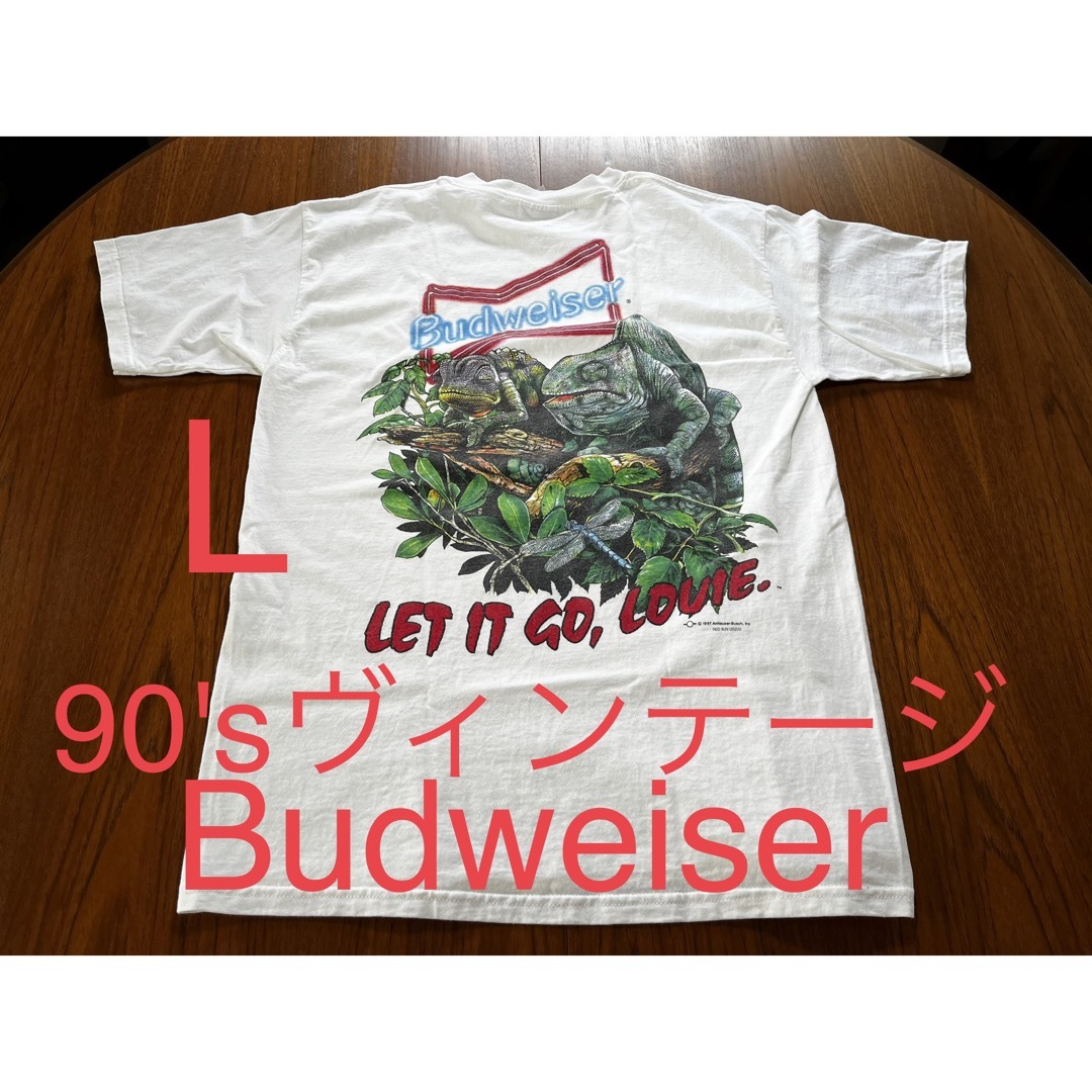 90's vintage Budweiser  Tシャツ　MARLBORO