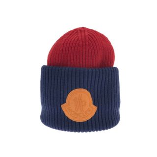 MONCLER - 2 Moncler 1952 2 モンクレール ビッグロゴニットキャップの