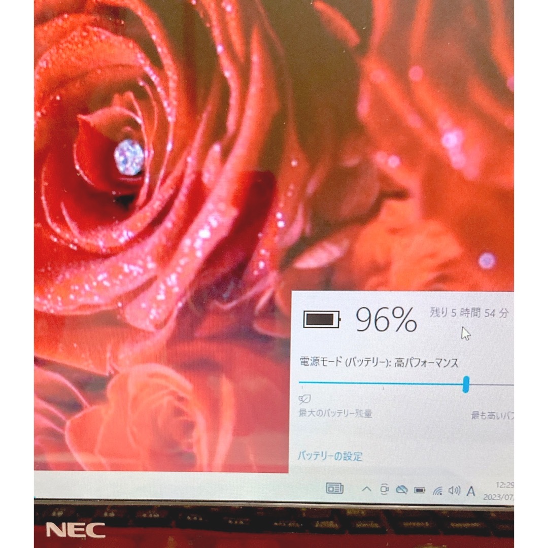 i7‼️携帯性抜群✨大容量640GB❣️赤ノートパソコン✨初心者向け