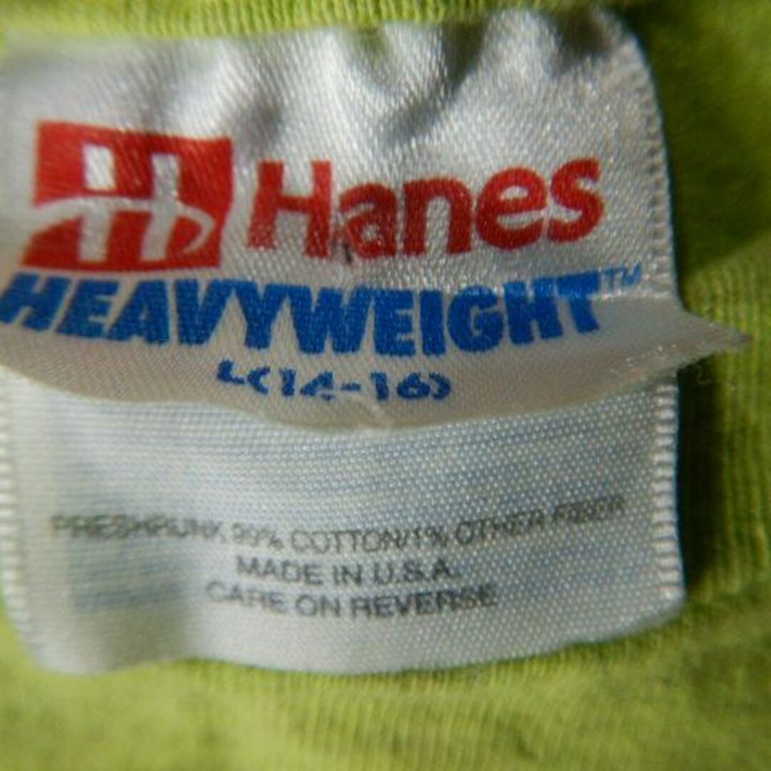 o6698　レア　Hanes　アメリカ製　ビンテージ　半袖　tシャツ　カレッジ