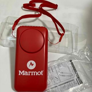 マーモット(MARMOT)のmarmot 首から下げられる扇風機　卓上可能(扇風機)