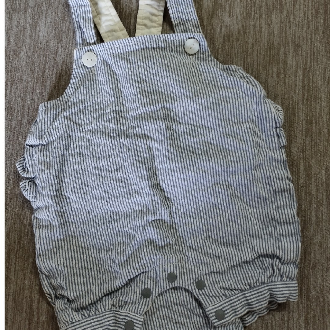 petit main(プティマイン)の女の子baby サロペット キッズ/ベビー/マタニティのベビー服(~85cm)(パンツ)の商品写真