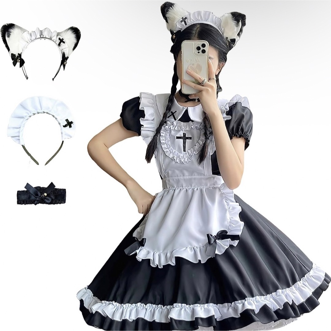 即日発送】メイド服 コスプレ セクシー 可愛い ロリータ ハロウィン 仮装の通販 by naa_shop｜ラクマ