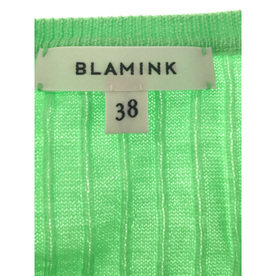 BLAMINK ブラミンク コットンリブニットトップス レディースのトップス(ニット/セーター)の商品写真