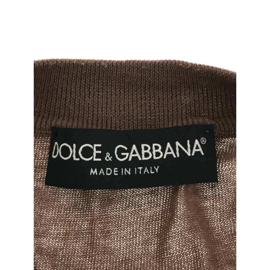 DOLCE&GABBANA(ドルチェアンドガッバーナ)のDOLCE&GABBANA ドルチェ＆ガッバーナ ネックセーター ブラウン 44 メンズのトップス(ニット/セーター)の商品写真