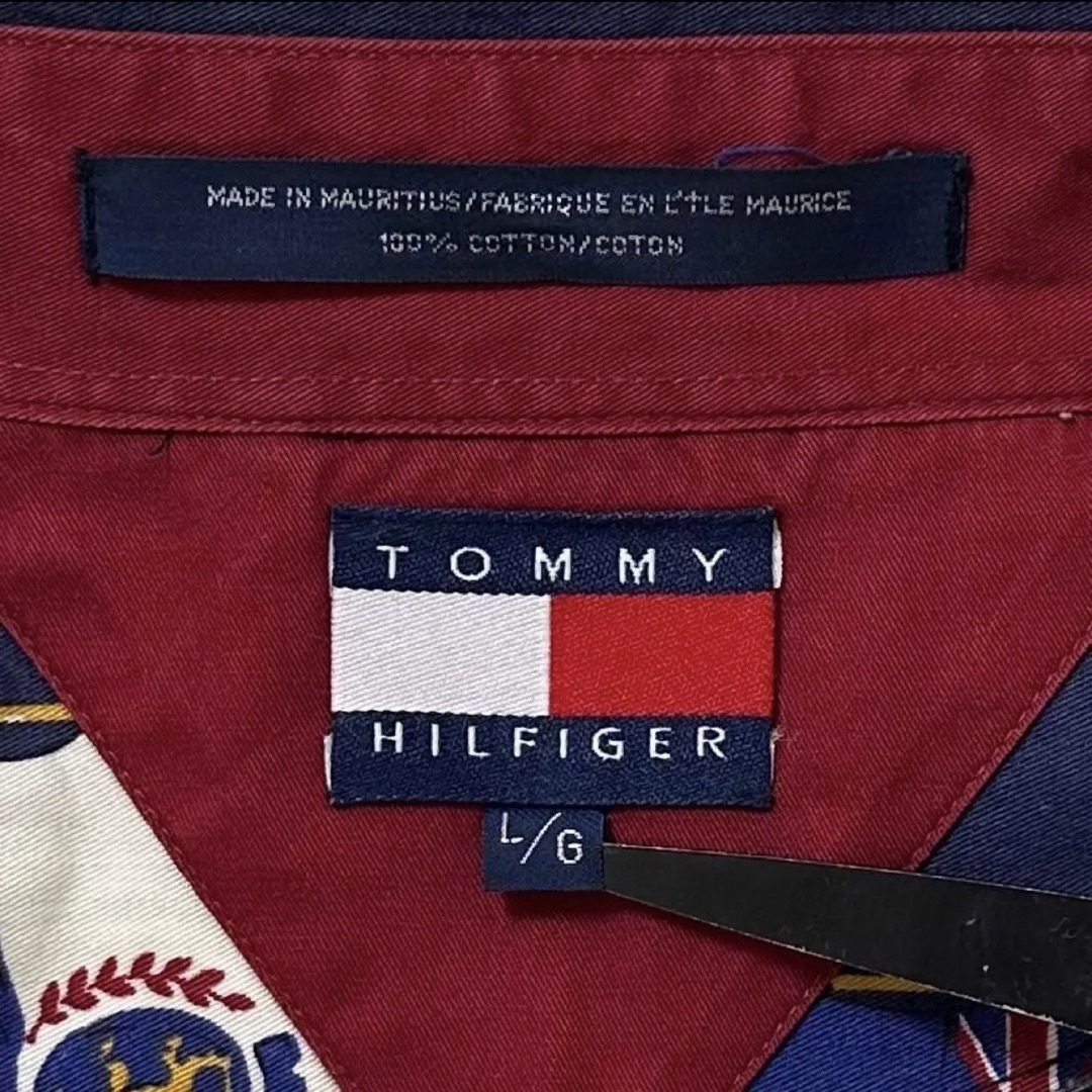 TOMMY HILFIGER - TOMMY〜/トミーヒルフィガー☆国旗柄シャツ☆80/90's
