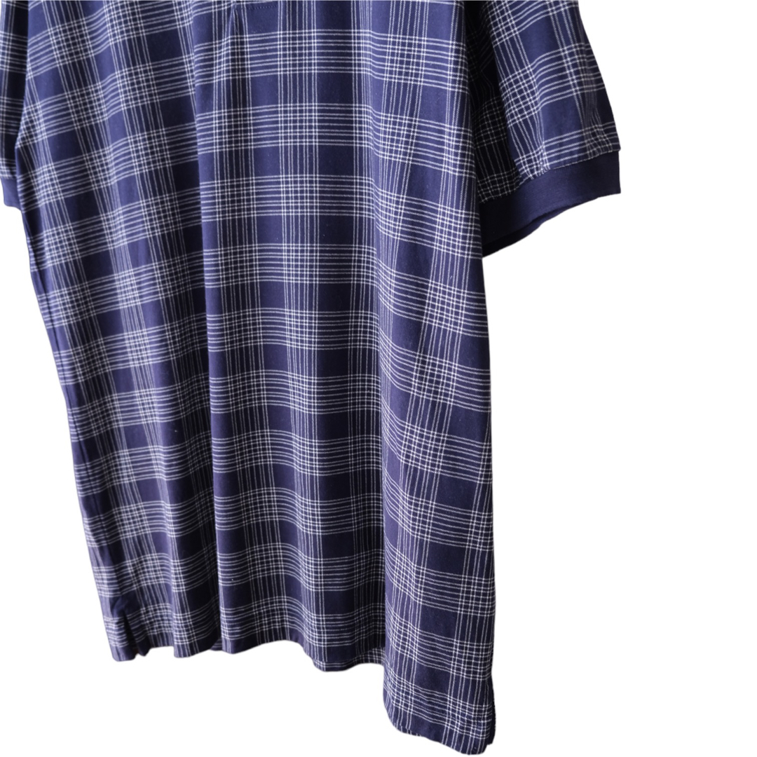 NAUTICA(ノーティカ)の90s nautica Blue Check Polo Shirt メンズのトップス(ポロシャツ)の商品写真