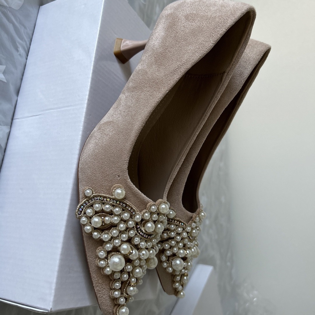 パンプス　結婚式、パーティー　 レディースの靴/シューズ(ハイヒール/パンプス)の商品写真