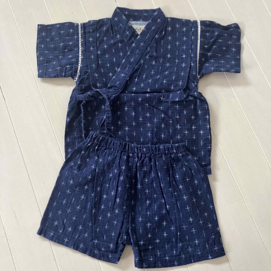 西松屋(ニシマツヤ)の甚平　90 男の子 キッズ/ベビー/マタニティのキッズ服男の子用(90cm~)(甚平/浴衣)の商品写真