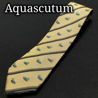 アクアスキュータム(AQUA SCUTUM)のアクアスキュータム 鳩レジメンタル ダークイエロー ネクタイ A104-I01(ネクタイ)