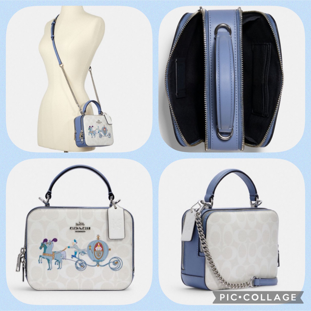 COACHコーチ ディズニー シンデレラ馬車ポシェット ショルダーバッグ