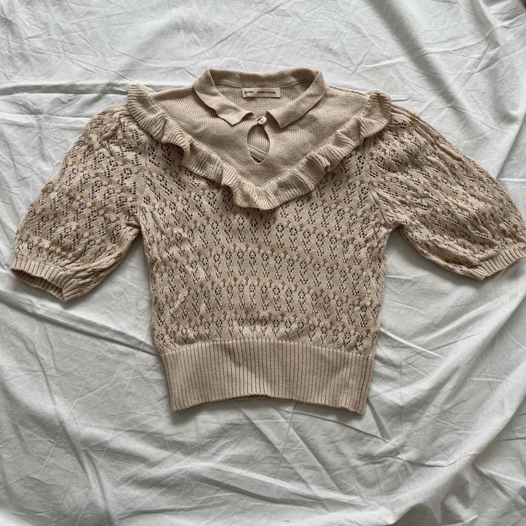 soor ploom フリルニットトップス 6y - ニット