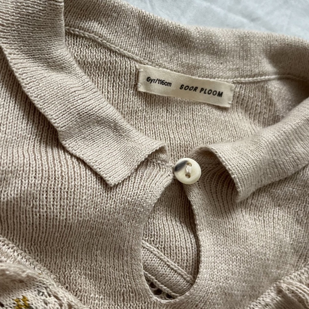 soor ploom フリルニットトップス 6y - ニット