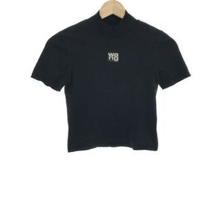 アレキサンダーワン(Alexander Wang)のアレキサンダーワン. ティー モックネックロゴニットＴシャツ(Tシャツ(半袖/袖なし))