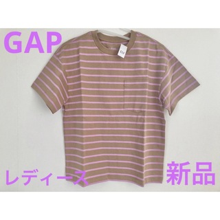 ギャップ(GAP)のGAP W ヘビーウェイト ポケットTシャツ ギャップ トップス カットソー・T(Tシャツ(半袖/袖なし))