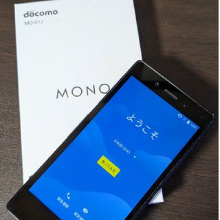 ゼットティーイー(ZTE)のZTE MONO MO-01J Black(スマートフォン本体)