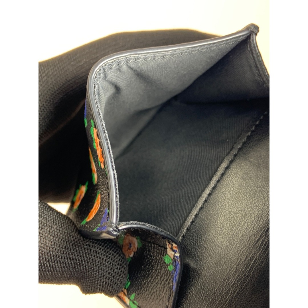 COACH(コーチ)の〇〇COACH コーチ 花柄 三つ折り財布 F57976 ブラック レディースのファッション小物(財布)の商品写真