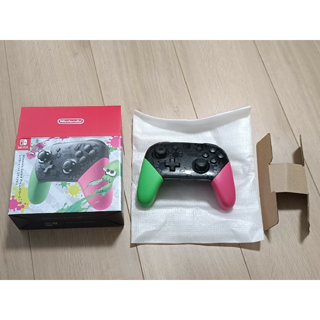 NINTENDO SWITCH PROコントローラー スプラトゥーン2 エテ…