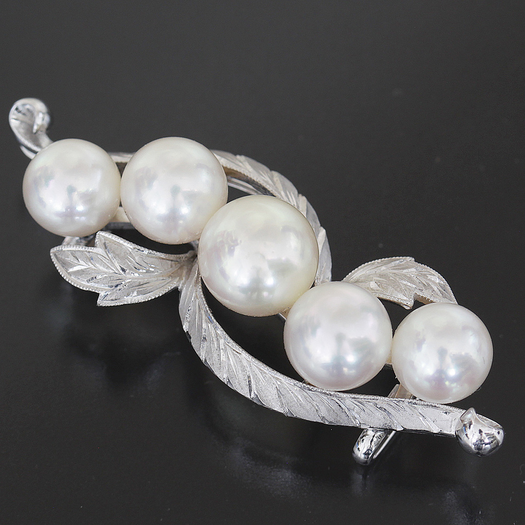 MIKIMOTO ミキモト　帯留め パール