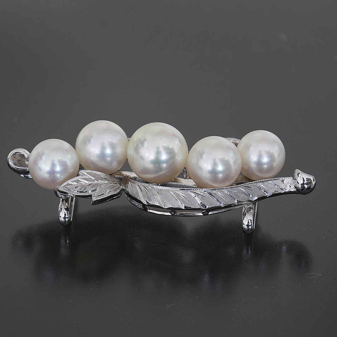 MIKIMOTO ミキモト　帯留め パール