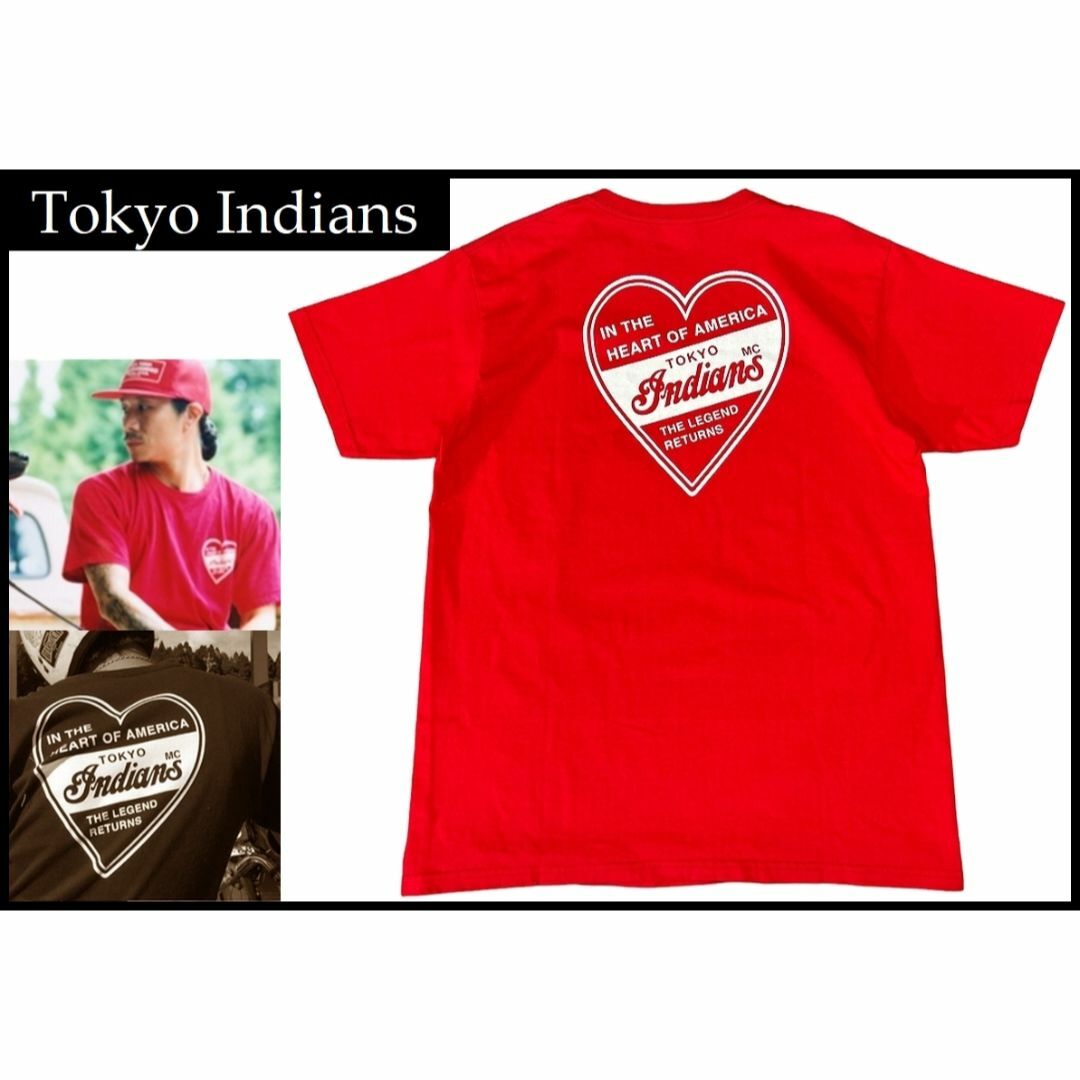 Tokyo Indians MC TEE RED L東京インディアンズ